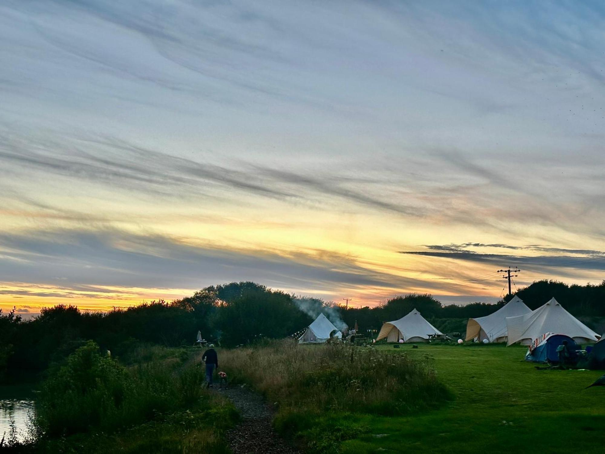 Lakeside Glamping Firecrest St Columb Major Dış mekan fotoğraf