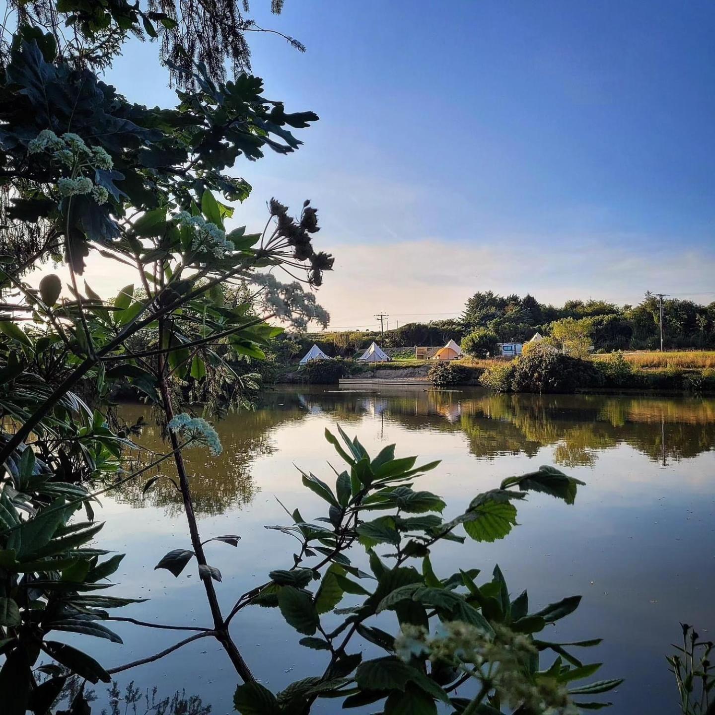 Lakeside Glamping Firecrest St Columb Major Dış mekan fotoğraf
