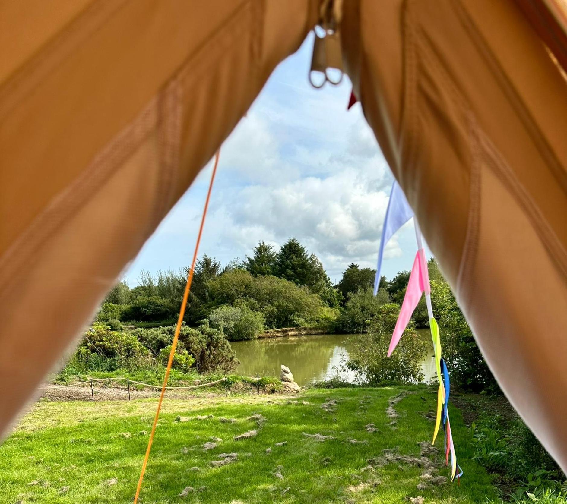 Lakeside Glamping Firecrest St Columb Major Dış mekan fotoğraf